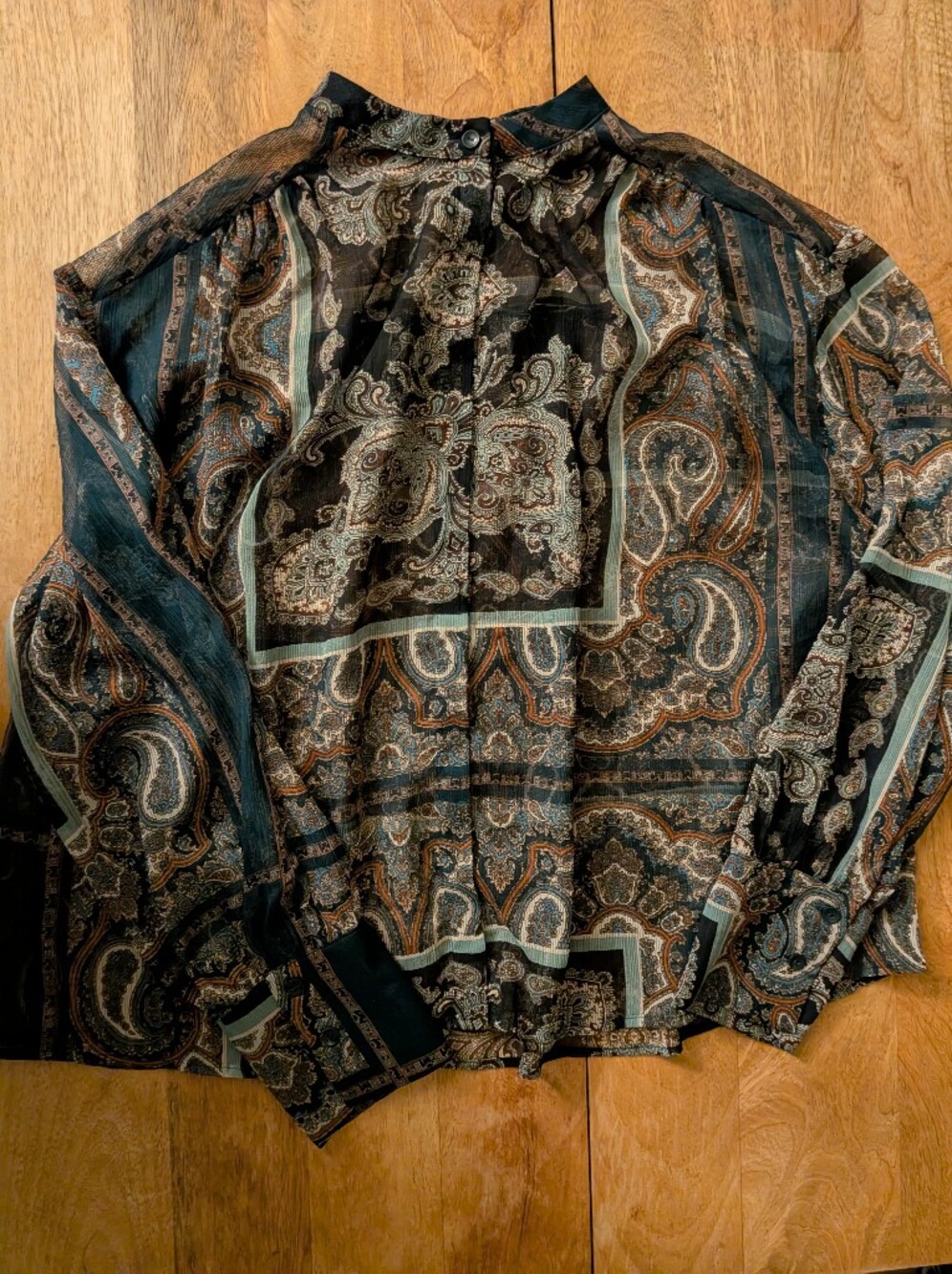 Mango (MNG) Paisley Print Multicolor Blouse
